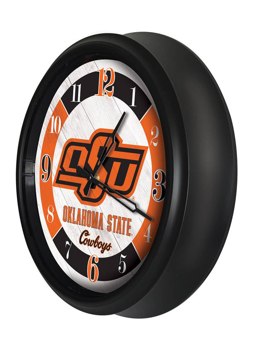 Oklahoma State University Indoor/Outdoor LED Wall Clock