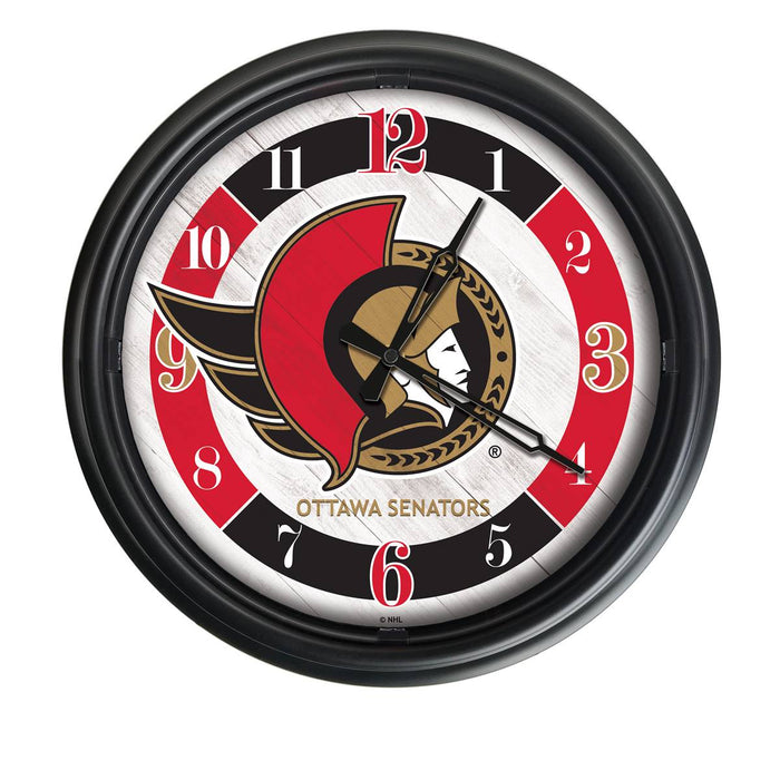 Ottawa Senators Indoor/Outdoor LED Wall Clock