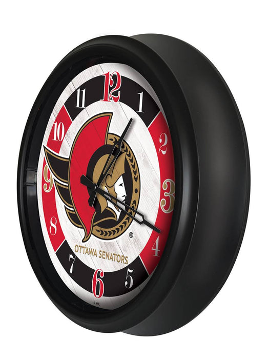 Ottawa Senators Indoor/Outdoor LED Wall Clock