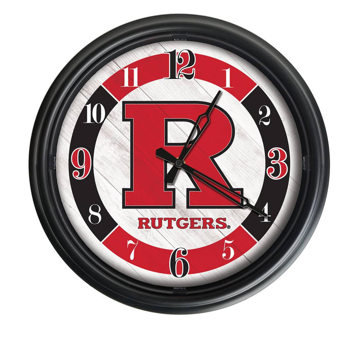 Rutgers Indoor/Outdoor LED Wall Clock