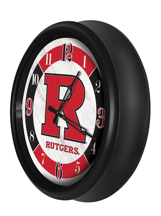Rutgers Indoor/Outdoor LED Wall Clock