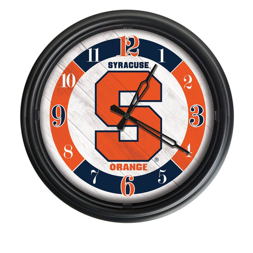 Syracuse University Indoor/Outdoor LED Wall Clock