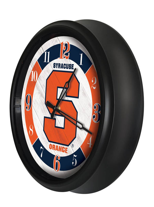 Syracuse University Indoor/Outdoor LED Wall Clock