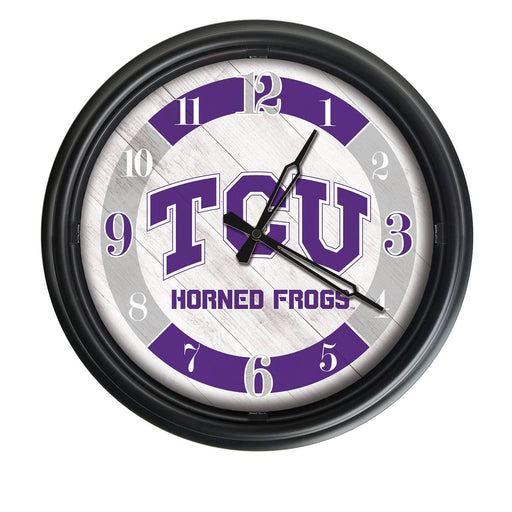Texas Christian University Indoor/Outdoor LED Wall Clock
