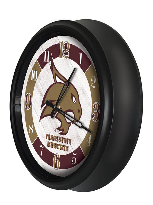 Texas State University Indoor/Outdoor LED Wall Clock
