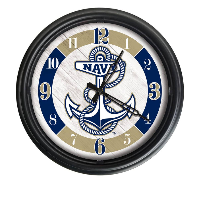US Naval Academy Indoor/Outdoor LED Wall Clock