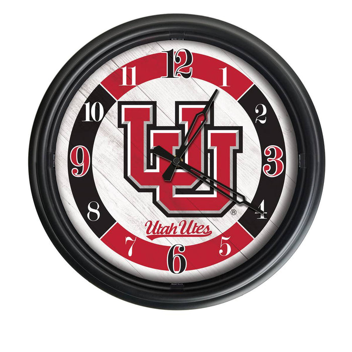 University of Utah Indoor/Outdoor LED Wall Clock