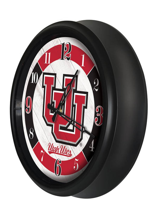 University of Utah Indoor/Outdoor LED Wall Clock