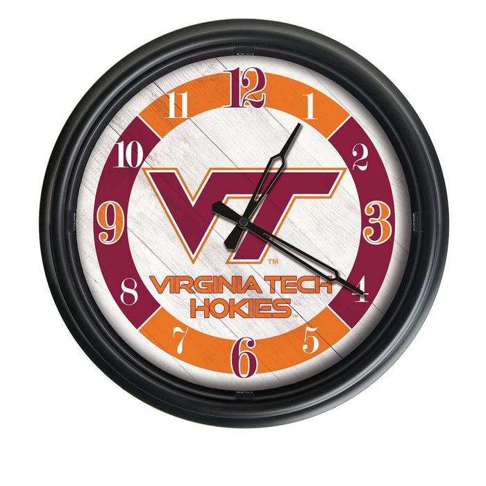 Virginia Tech University Indoor/Outdoor LED Wall Clock