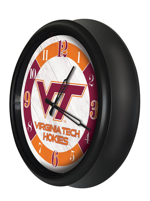 Virginia Tech University Indoor/Outdoor LED Wall Clock