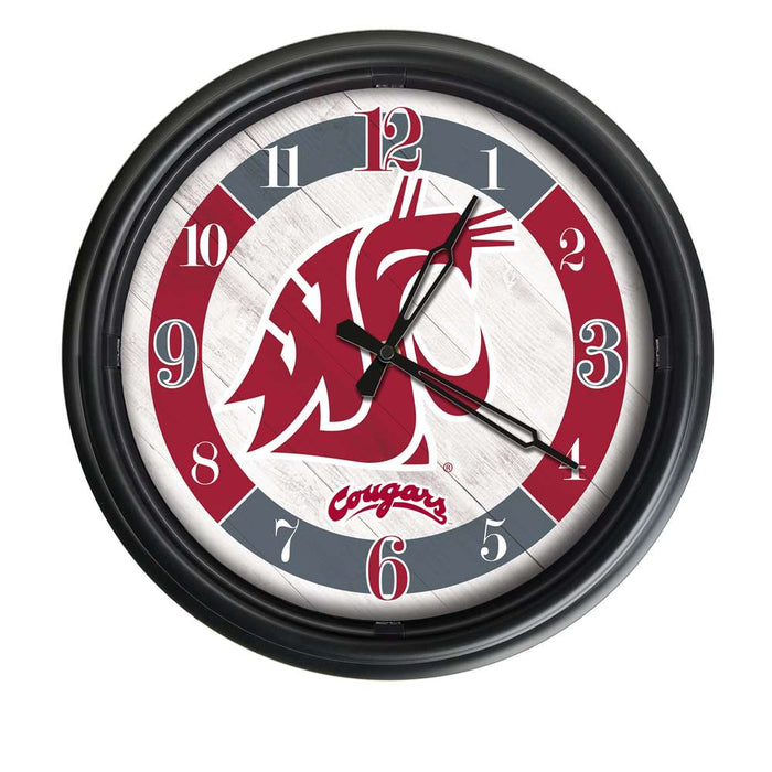 Washington State University Indoor/Outdoor LED Wall Clock