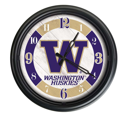 University of Washington Indoor/Outdoor LED Wall Clock