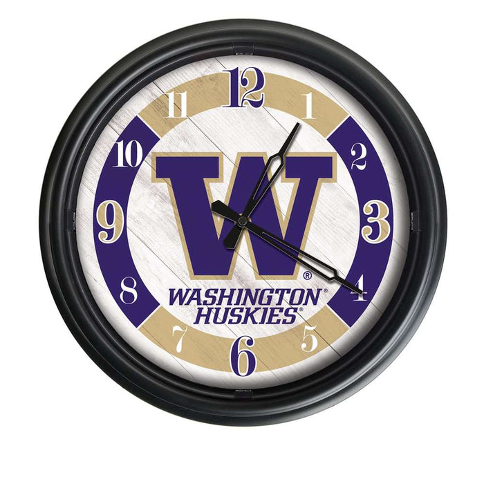 University of Washington Indoor/Outdoor LED Wall Clock