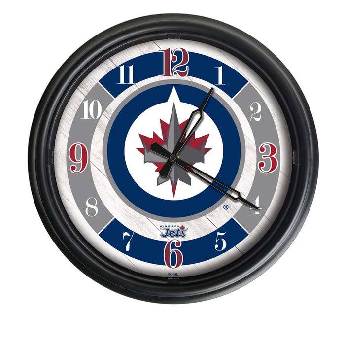Winnipeg Jets Indoor/Outdoor LED Wall Clock