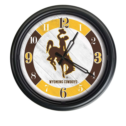 University of Wyoming Indoor/Outdoor LED Wall Clock