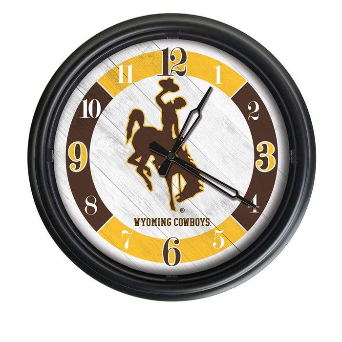 University of Wyoming Indoor/Outdoor LED Wall Clock