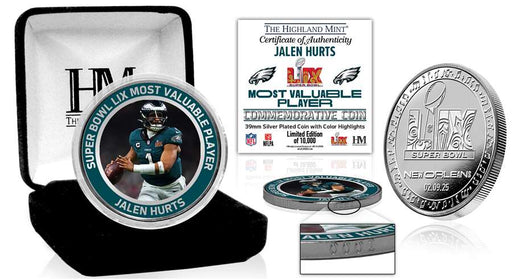 Philadelphia Eagles Super Bowl LIX MVP Silver Mint Coin