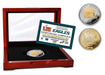 Philadelphia Eagles Super Bowl LIX Champions Gold and Silver 2-Tone Flip Coin
