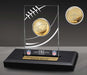Philadelphia Eagles 2-Time Super Bowl Champion Gold Coin in Acrylic Display