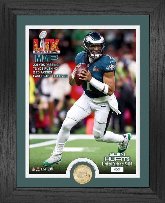 Philadelphia Eagles Super Bowl LIX MVP Bronze Coin Photo Mint