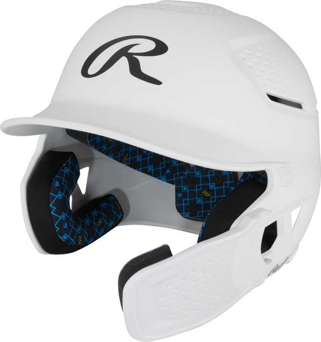 Rawlings Rx2 Reverse And Adjust Matte Junior Batting Helmet WHITE