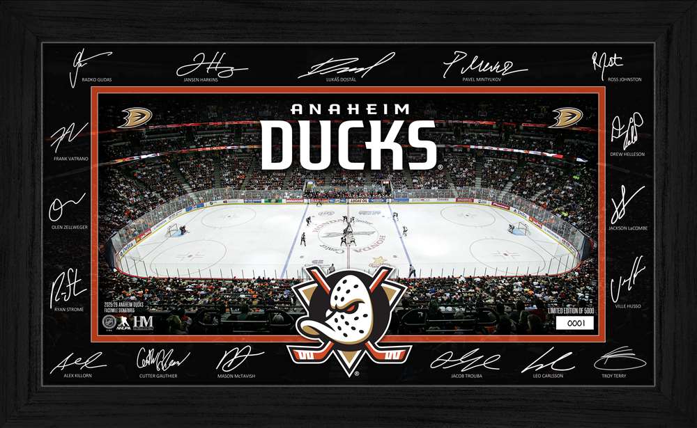 Anaheim Ducks 2025 Signature Rink