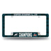 Philadelphia Eagles Super Bowl LIX Champions All Over License Plate Frame