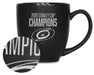 Carolina Hurricanes 2026 Stanley Cup Champions 15oz Matte Black Ceramic Bistro Mug