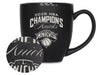 New York Knicks 2026 NBA Champions 15oz Matte Black Ceramic Bistro Mug