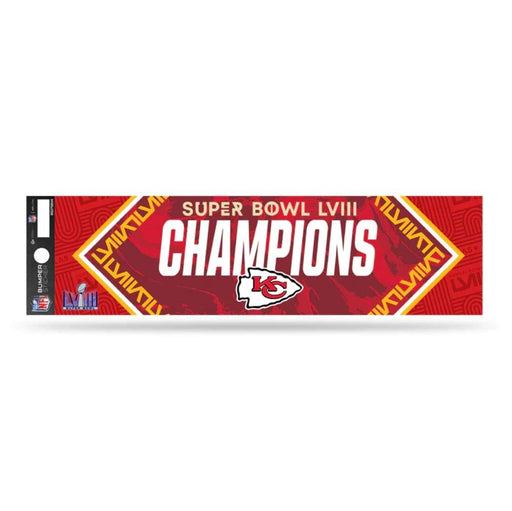 Kansas City Chiefs Super Bowl LVIII Champions Bumper Sticker