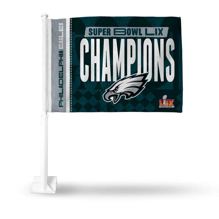 Philadelphia Eagles Super Bowl LIX Champions Car Flag