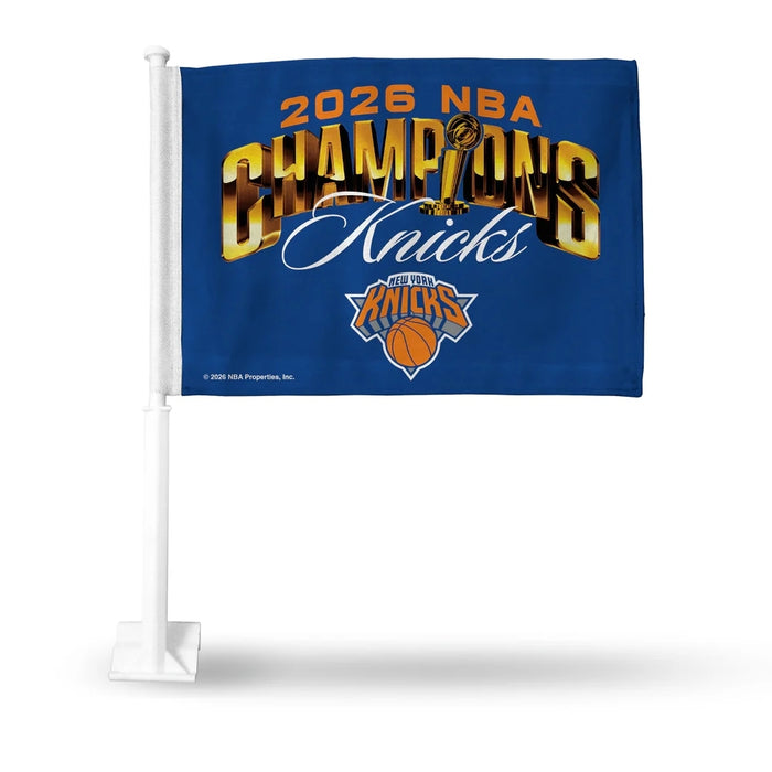 New York Knicks 2026 NBA Finals Champions Car Flag