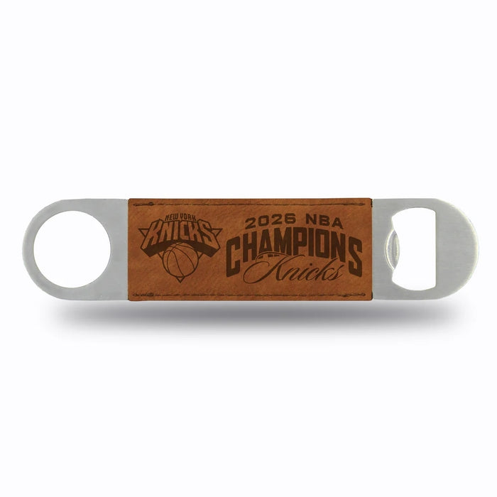 New York Knicks 2026 NBA Champions Laser Engraved Bar Blade