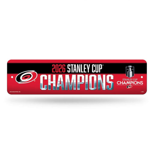 Carolina Hurricanes 2026 Stanley Cup Champions Metal Street Sign