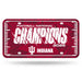 Indiana Hoosiers 2026 Football National Champions Metal Auto Tag