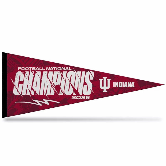 Indiana Hoosiers 2026 Football National Champions 12X30 Soft Felt Pennant