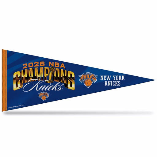 New York Knicks 2026 NBA Finals Champions Soft Felt 12X30 Pennant