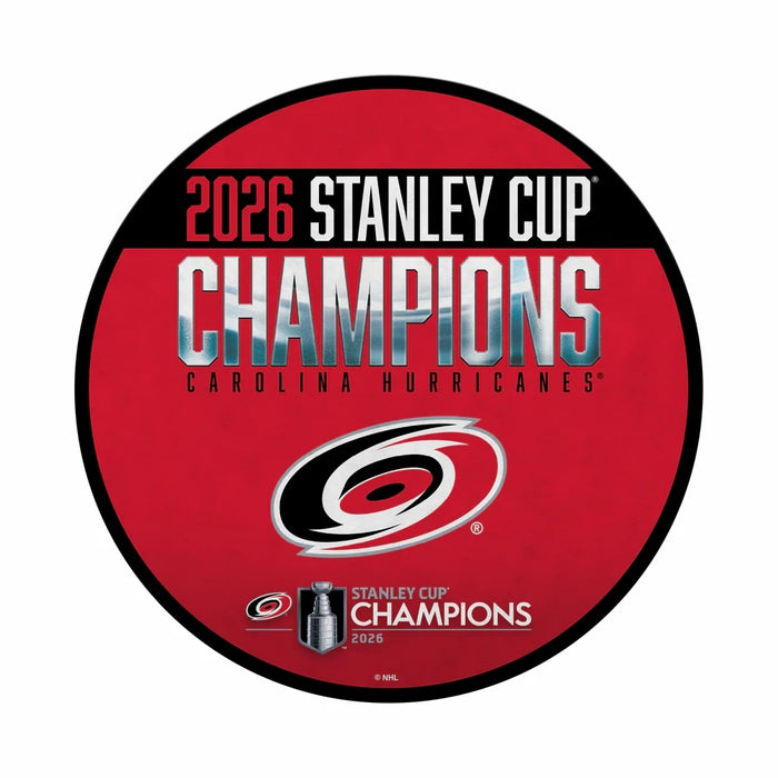 Carolina Hurricanes 2026 Stanley Cup Champions Shape Cut Pennant