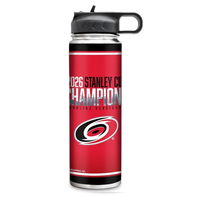 Carolina Hurricanes 2026 Stanley Cup Champions 22oz Stainless Steel Tumbler with Lid