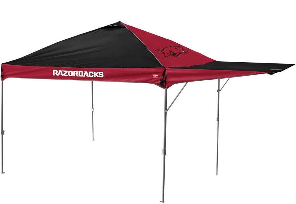 Arkansas  Razorbacks Canopy Tent 10 X 10 with Pop Up Side Wall  