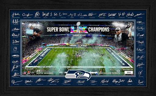 Seattle Seahawks Super Bowl LX Champions Signature Frame
