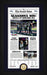 Seattle Seahawks Super Bowl LX Champions Front Page News Bronze Coin Photo Mint