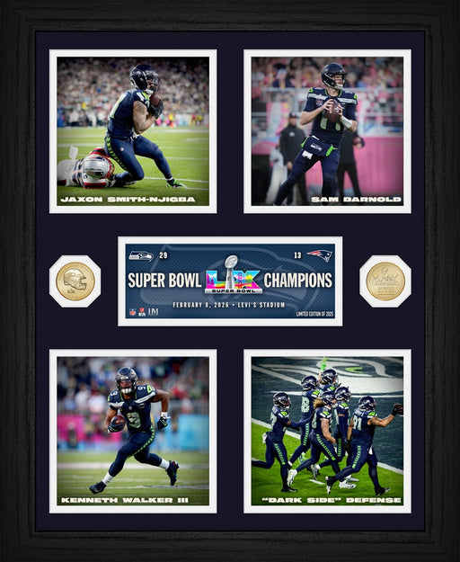 Seattle Seahawks Super Bowl LX Champions Memorable Moments Bronze Coin Photo Mint