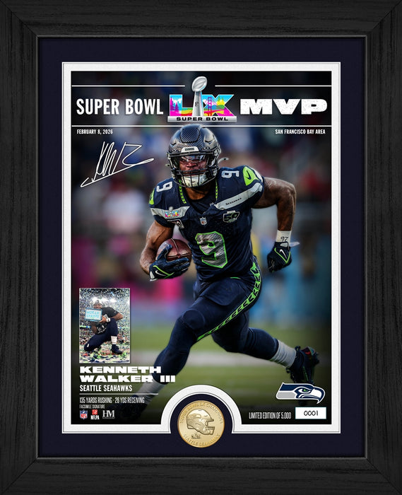 Seattle Seahawks Super Bowl LX MVP Bronze Coin Photo Mint