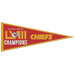 Kansas City Chiefs Super Bowl LVIII Champions Wool Pennant 13X32 in.