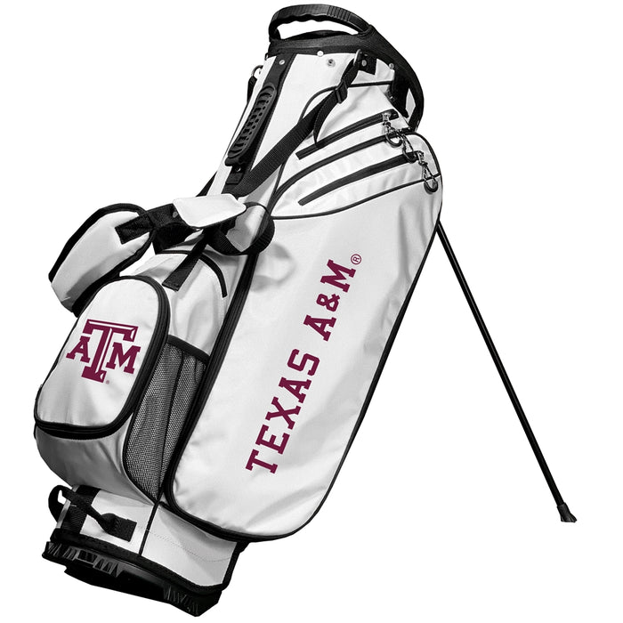 Texas A&M Aggies Birdie Stand Golf Bag - White