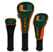 Miami Hurricanes Golf Club Headcover - Set of 3 (Driver,Fairway,Hybrid)