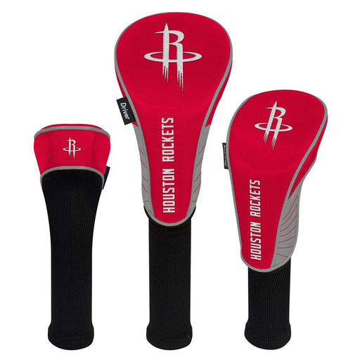 Houston Rockets Golf Club Headcover - Set of 3 (Driver,Fairway,Hybrid)
