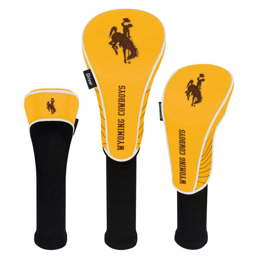 Wyoming Cowboys Golf Club Headcover Set of 3 (Driver,Fairway,Hybrid)