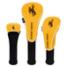 Wyoming Cowboys Golf Club Headcover Set of 3 (Driver,Fairway,Hybrid)